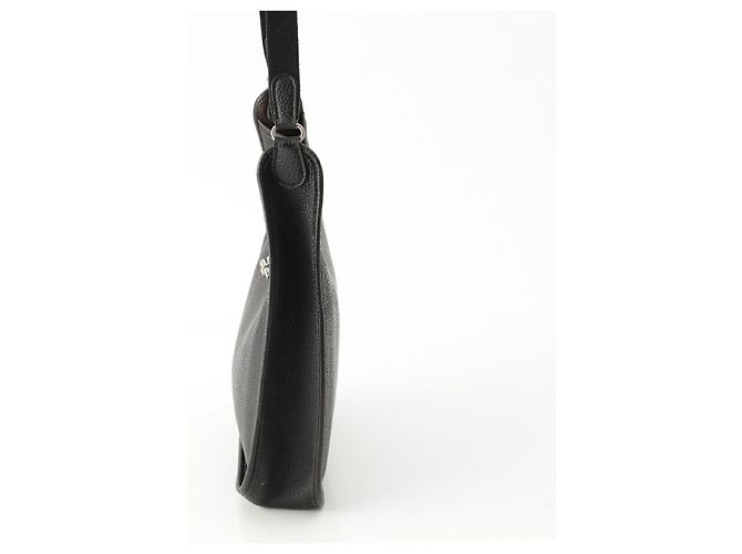 Hermès Hermes Vespa PM Leather Shoulder Bag Black - view 3