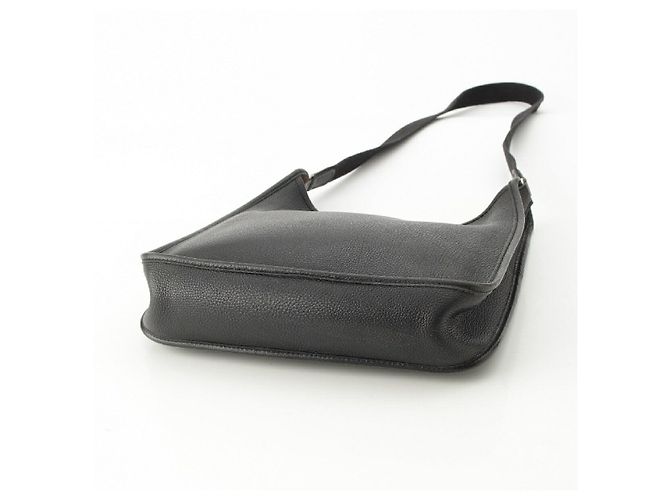 Hermès Hermes Vespa PM Leather Shoulder Bag Black - view 5