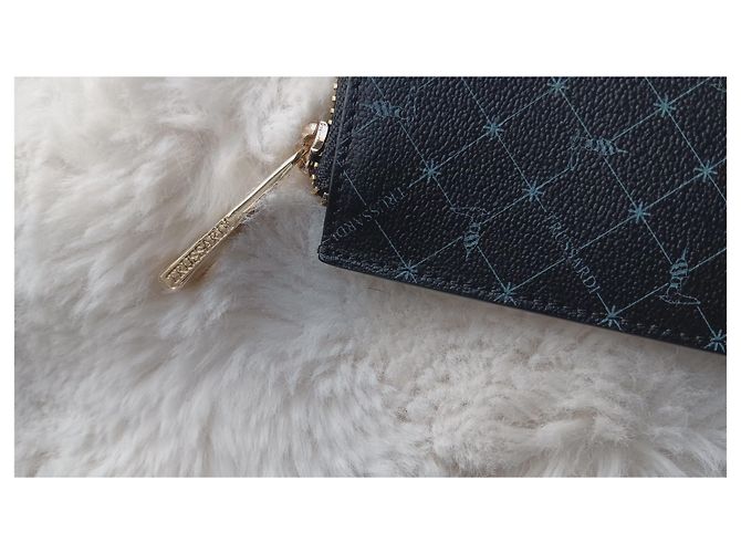 Clutch Trussardi in pelle blu - vista 9