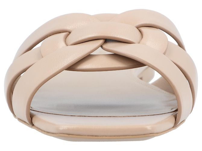 Mules Tribute de Saint Laurent en cuero suave beige - vista 5