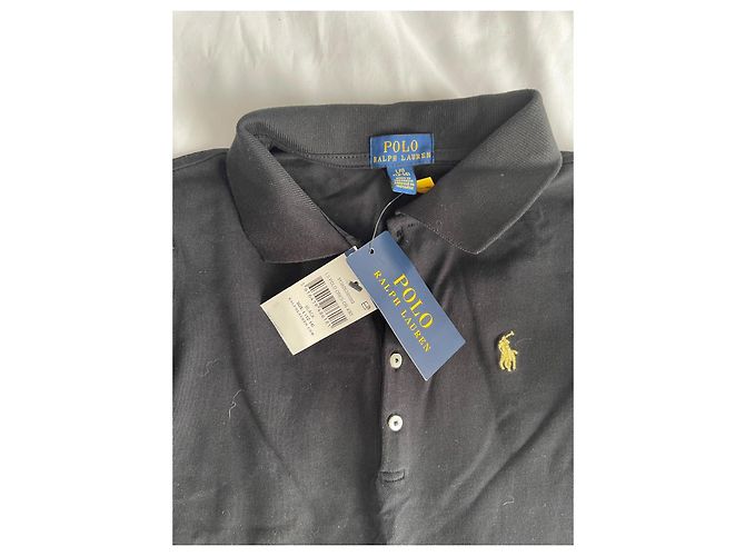 Polo Ralph Lauren Kleid aus Baumwolle Schwarz Mädchen - Ansicht 2