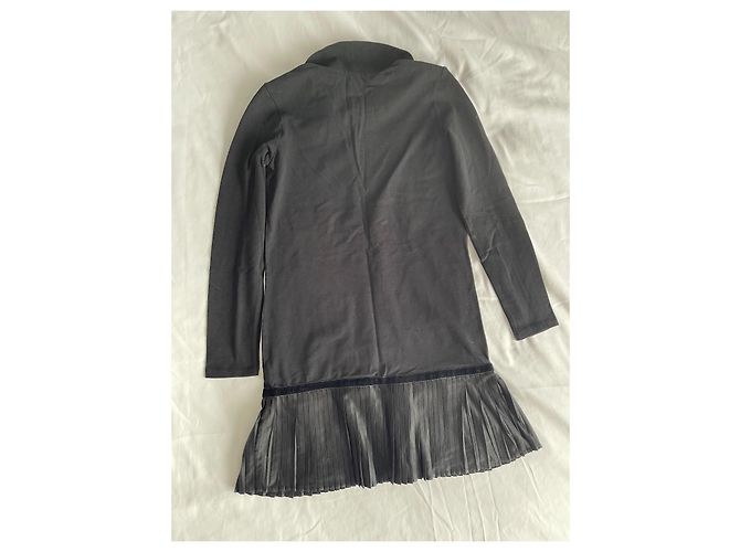 Polo Ralph Lauren Kleid aus Baumwolle Schwarz Mädchen - Ansicht 3