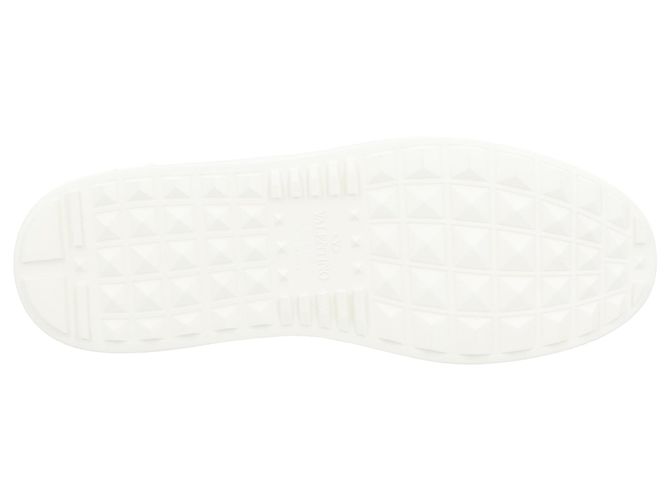 Zapatillas abiertas de piel de ternera Valentino Garavani Blanco - vista 4
