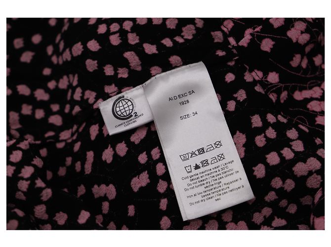 Blusa Wrap Ganni en viscosa con estampado floral - vista 14