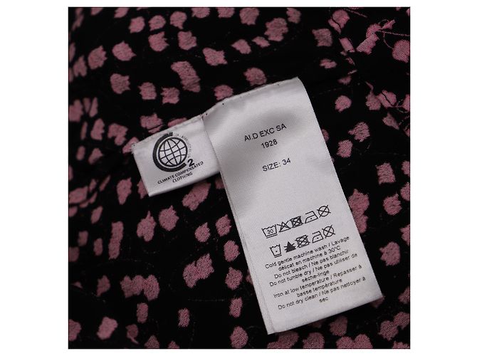 Blusa Wrap Ganni en viscosa con estampado floral - vista 7