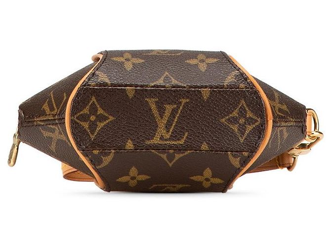 Pochette Mini Ellipse Monogramma Louis Vuitton M51129 Marrone - vista 3