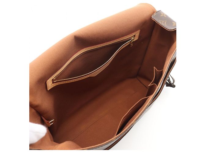 Sac à épaule Monogram Abbesses de Louis Vuitton Marron - vue 3