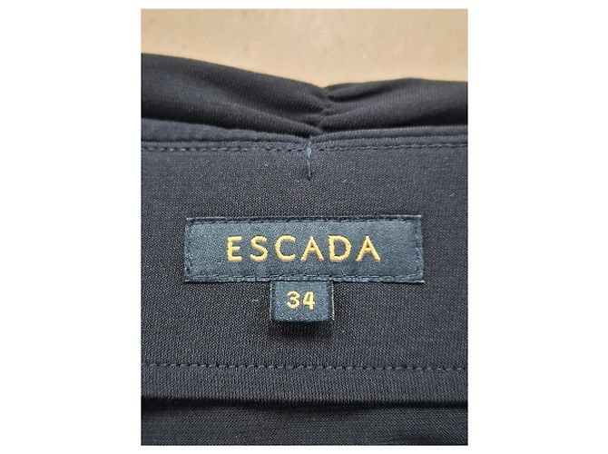 Top tubo de algodón negro con efecto de tejido Escada - vista 6