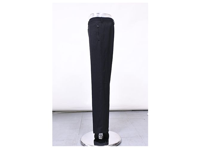 Prada gerade Hosen aus schwarzem Polyester - Ansicht 6
