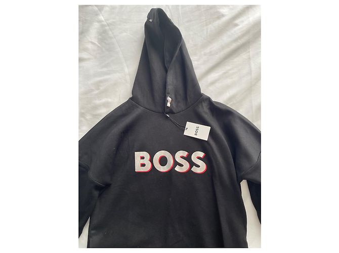 Hugo Boss Kleid Schwarz Baumwolle Polyester 16 Jahre - Ansicht 2