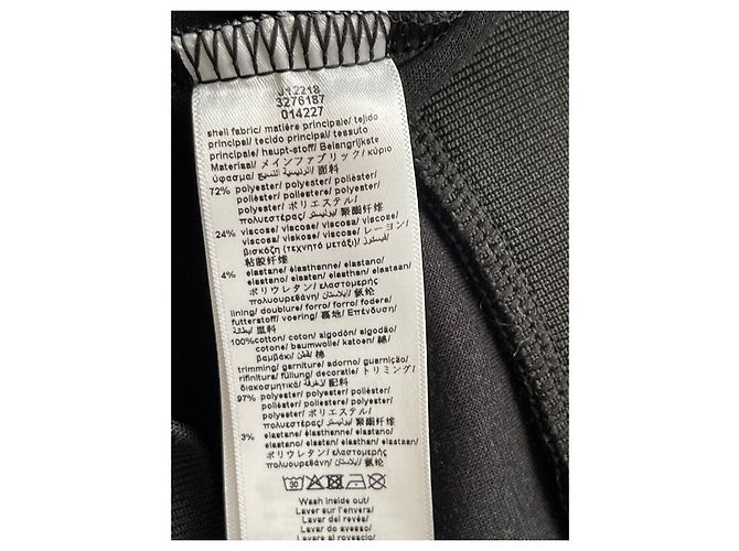 Hugo Boss Kleid Schwarz Baumwolle Polyester 16 Jahre - Ansicht 7