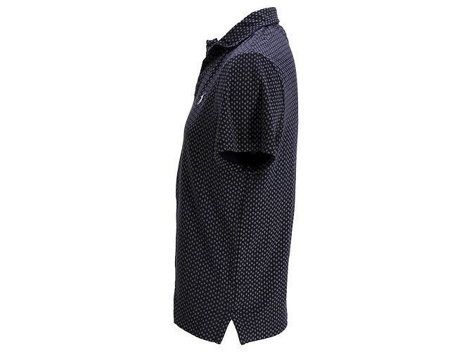 Polo Ralph Lauren Camicia Polo Slim Dot Personalizzata in Cotone Blu Navy - vista 3