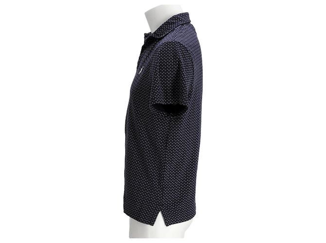 Polo Ralph Lauren Camicia Polo Slim Dot Personalizzata in Cotone Blu Navy - vista 8
