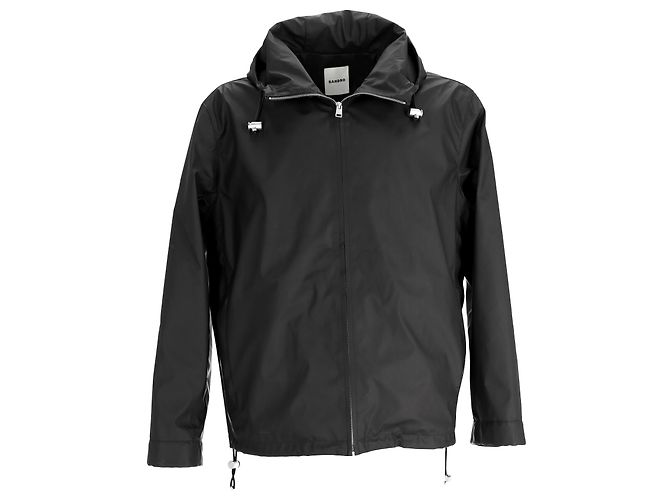 Sandro Technical Fabric Jacket in Black Polyester - view 8