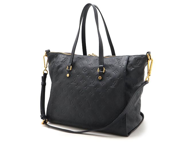 Borsa 2 in 1 Louis Vuitton Monogram Empreinte Lumineuse PM M93410 Blu - vista 2