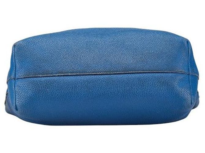 Borsa in pelle Prada 2WAY blu - vista 3