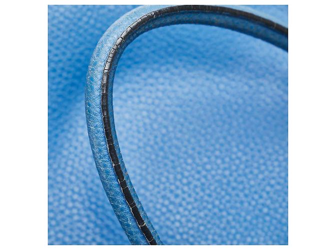 Borsa in pelle Prada 2WAY blu - vista 4