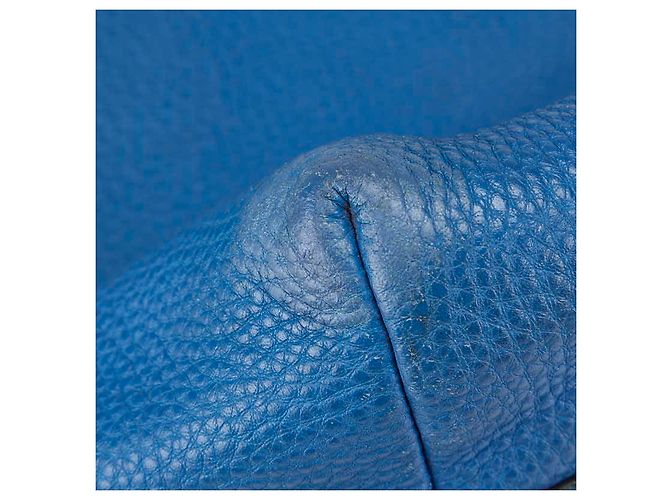 Borsa in pelle Prada 2WAY blu - vista 6