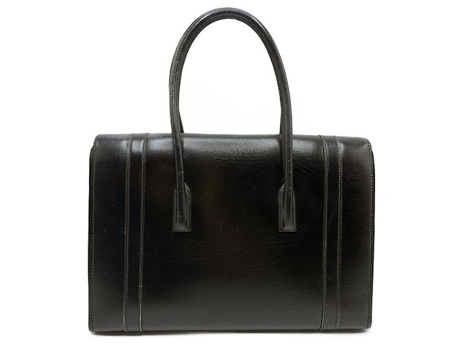 Hermès Borsa in pelle box calf nera Hermes Drag 30 Nero - vista 2