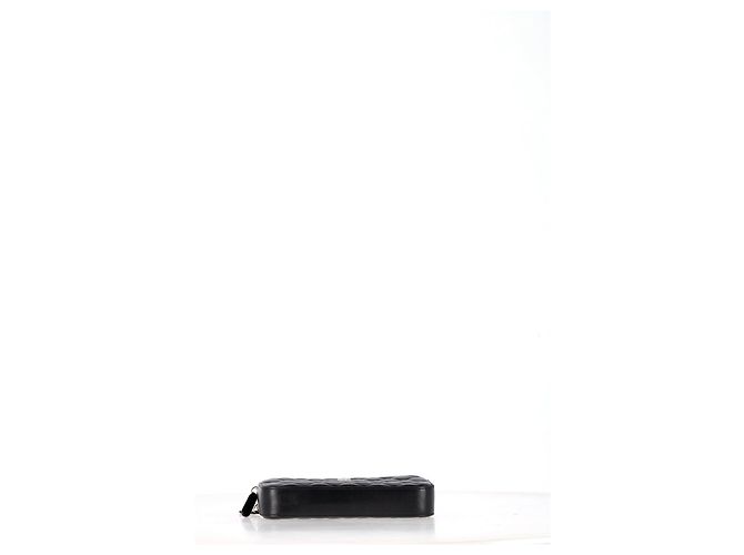 Chanel Double Zip Wallet on Chain in Black Quilted Leather - view 11