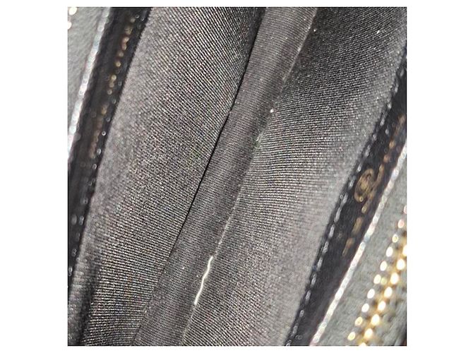 Chanel Double Zip Wallet on Chain in Black Quilted Leather - view 5
