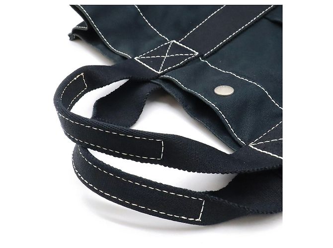 Bolso tote de lona Herbag de Hermès Negro - vista 4