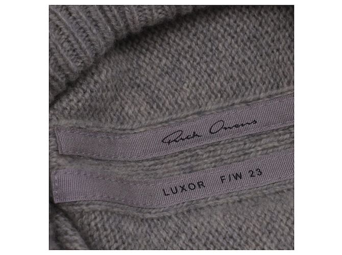 Suéter Luxor Rick Owens em cashmere cinza - vista 6