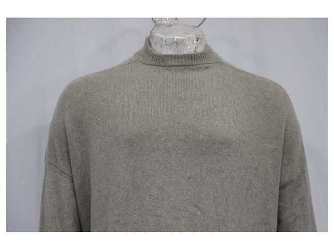 Suéter Luxor Rick Owens em cashmere cinza - vista 9
