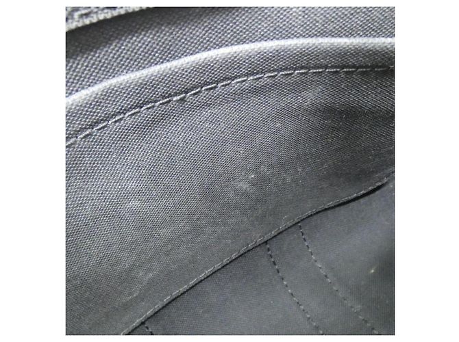 Borsa Boston Keepall Bandoulière 25cm Monogram Eclipse Louis Vuitton Nero Grigio Monogramma - vista 7