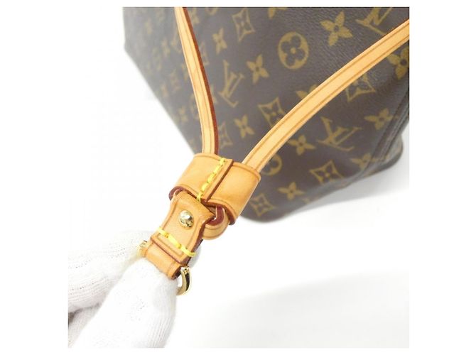 Sac à main Louis Vuitton Monogram Neverfull MM Marron Monogramme - vue 6