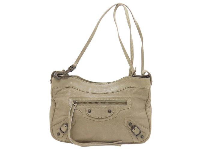 Balenciaga 242803 La Borsa a Spalla Hip Grigio - vista 11