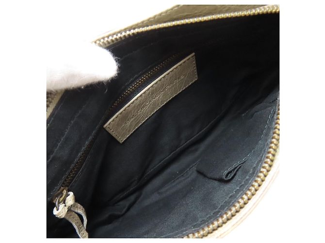 Balenciaga 242803 La Borsa a Spalla Hip Grigio - vista 5