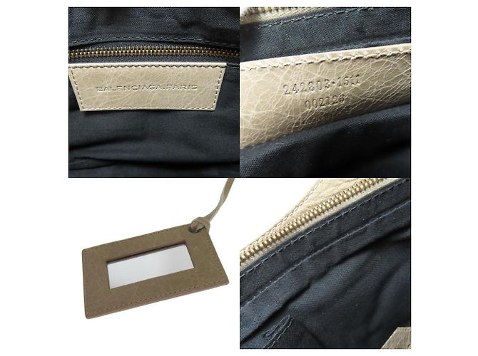 Balenciaga 242803 La Borsa a Spalla Hip Grigio - vista 6