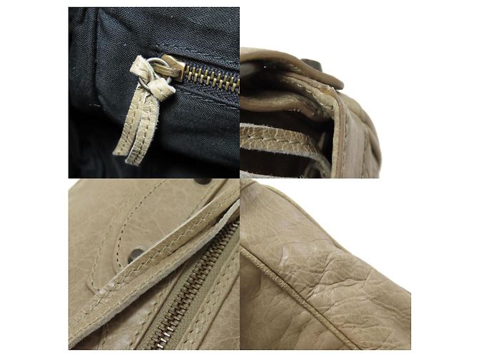 Balenciaga 242803 La Borsa a Spalla Hip Grigio - vista 7