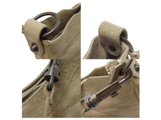 Balenciaga 242803 La Borsa a Spalla Hip Grigio - vista 8