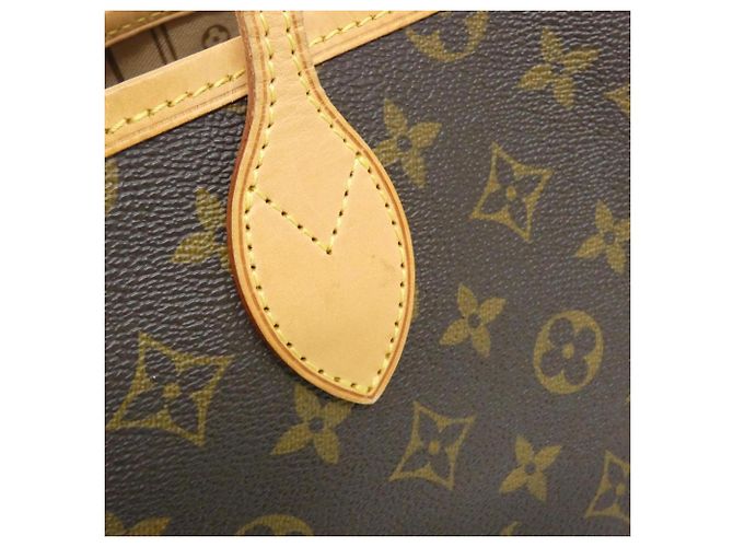 Borsa Louis Vuitton Monogram Neverfull GM Marrone Monogramma - vista 6