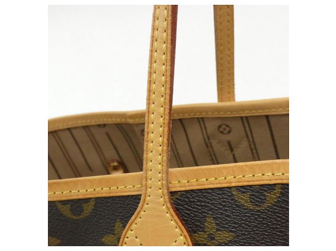 Borsa Louis Vuitton Monogram Neverfull GM Marrone Monogramma - vista 7
