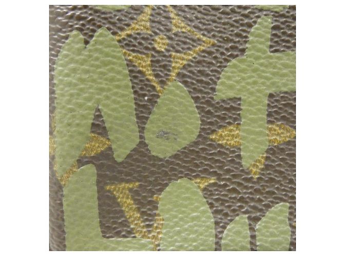 Pochette Accessoires Monogram Graffiti Louis Vuitton Braun Khaki Monogramm - Ansicht 4