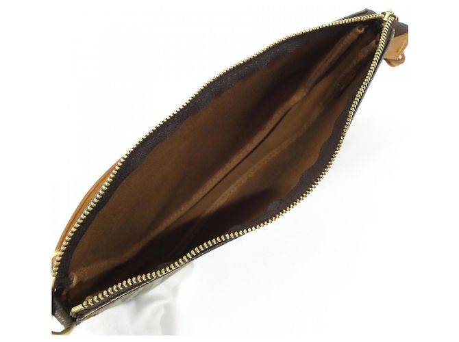 Pochette Accessoires Monogram Graffiti Louis Vuitton Braun Khaki Monogramm - Ansicht 8