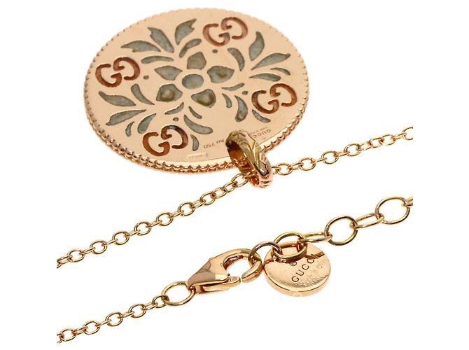 Collana Gucci Icon Bloom in oro rosa 18K - vista 2