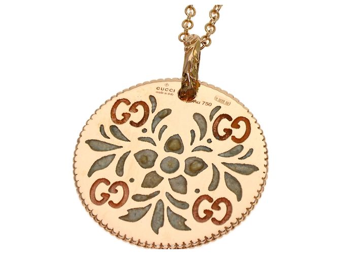 Collana Gucci Icon Bloom in oro rosa 18K - vista 5