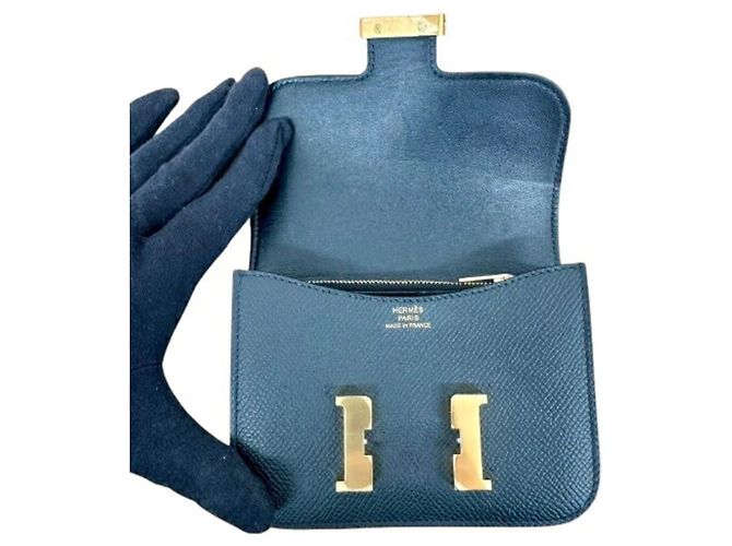 Hermès Pochette nera Hermes Constance B Stamp Nero - vista 6