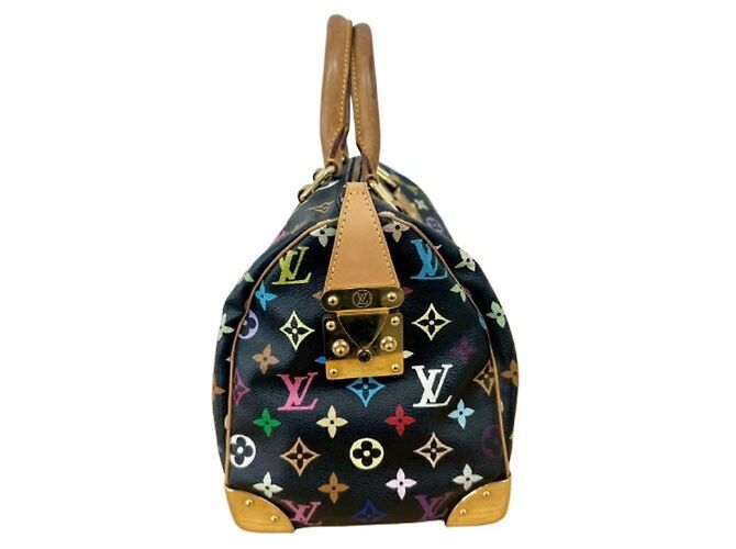 Louis Vuitton Monogram Multicolor Speedy 30 Handbag Multiple colors Navy blue - view 3