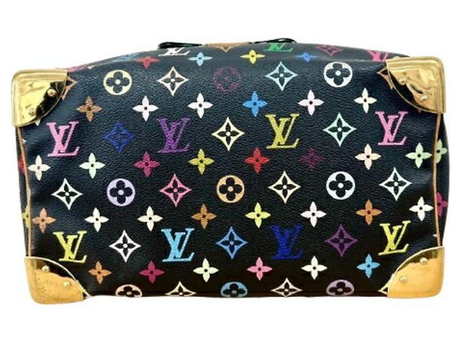 Louis Vuitton Monogram Multicolor Speedy 30 Handbag Multiple colors Navy blue - view 6