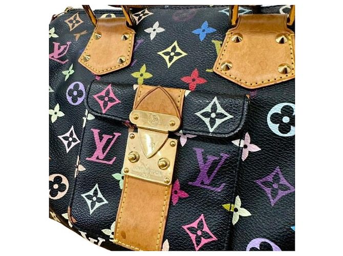 Louis Vuitton Monogram Multicolor Speedy 30 Handbag Multiple colors Navy blue - view 7
