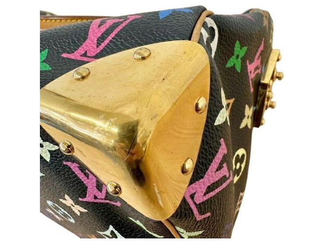 Louis Vuitton Monogram Multicolor Speedy 30 Handbag Multiple colors Navy blue - view 8