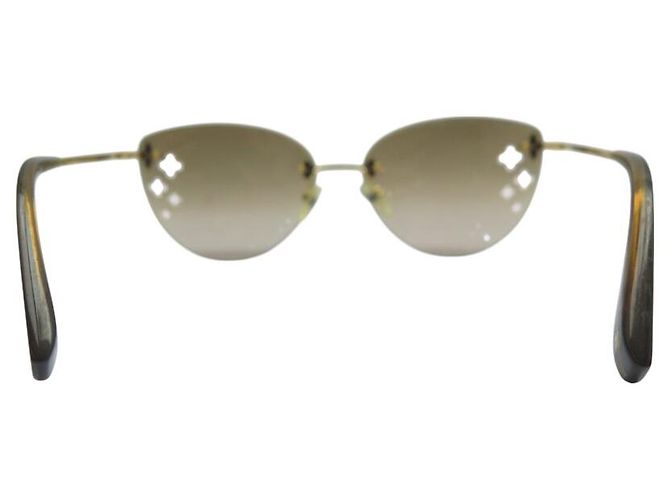 Louis Vuitton VUITTON DESMAYO CAT EYE MONOGRAMM Z0051U SONNENBRILLE Golden - Ansicht 5