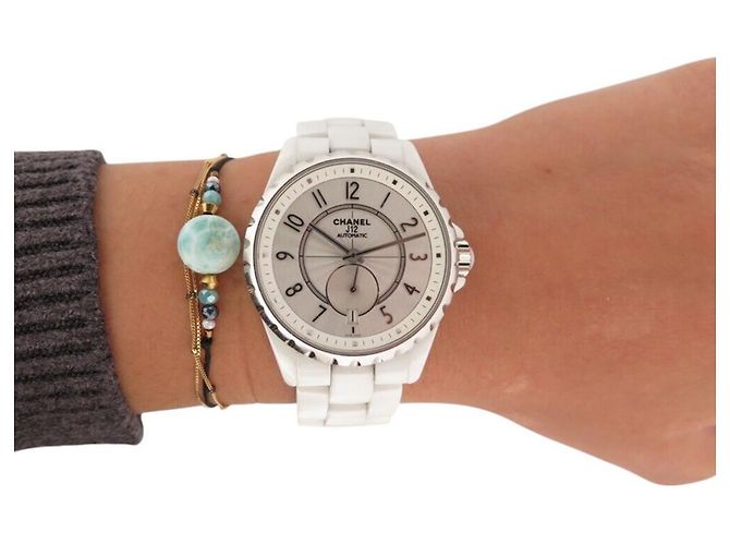 RELOJ AUTOMÁTICO DE CERÁMICA CHANEL J12 365 H3836 37 MM Blanco - vista 10