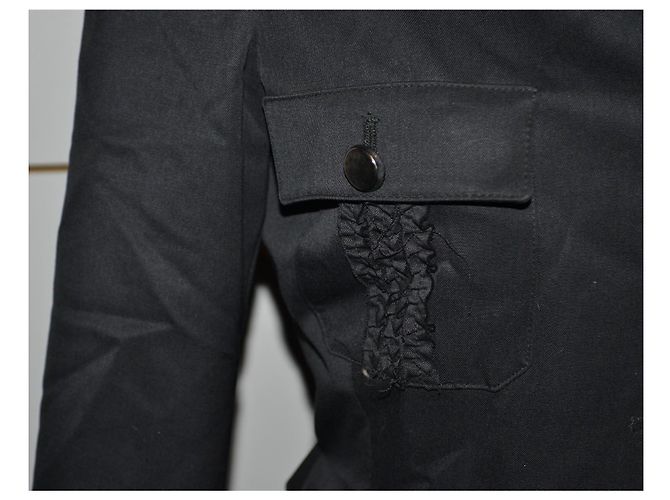 Maurizio Pecoraro wool blend jacket with belt black - view 2