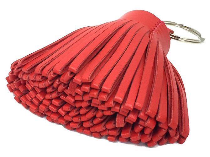 Ring Hermès Portachiavi charm Hermes Carmen Rosso - vista 2